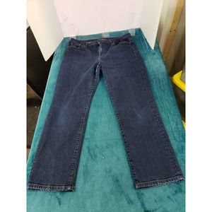 Lauren Ralph Lauren Womens Blue Classic Straight Jeans Sz 16 Ladies Stretch Pant